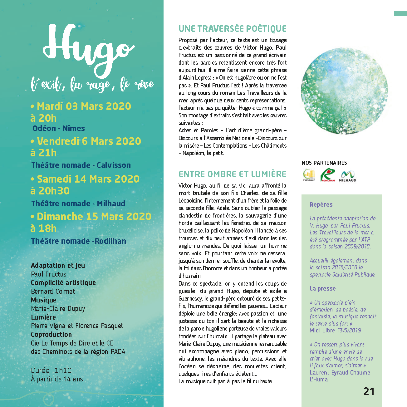 Hugo, l'exil, la rage, le rêve